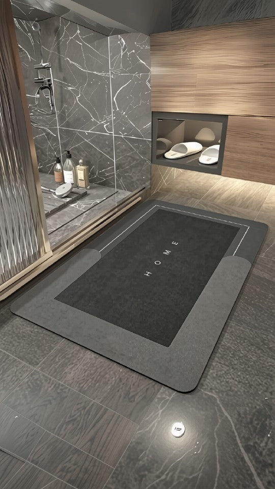COMBO 3 TAPETES ABSORBENTES GRIS CON NEGRO 🔥